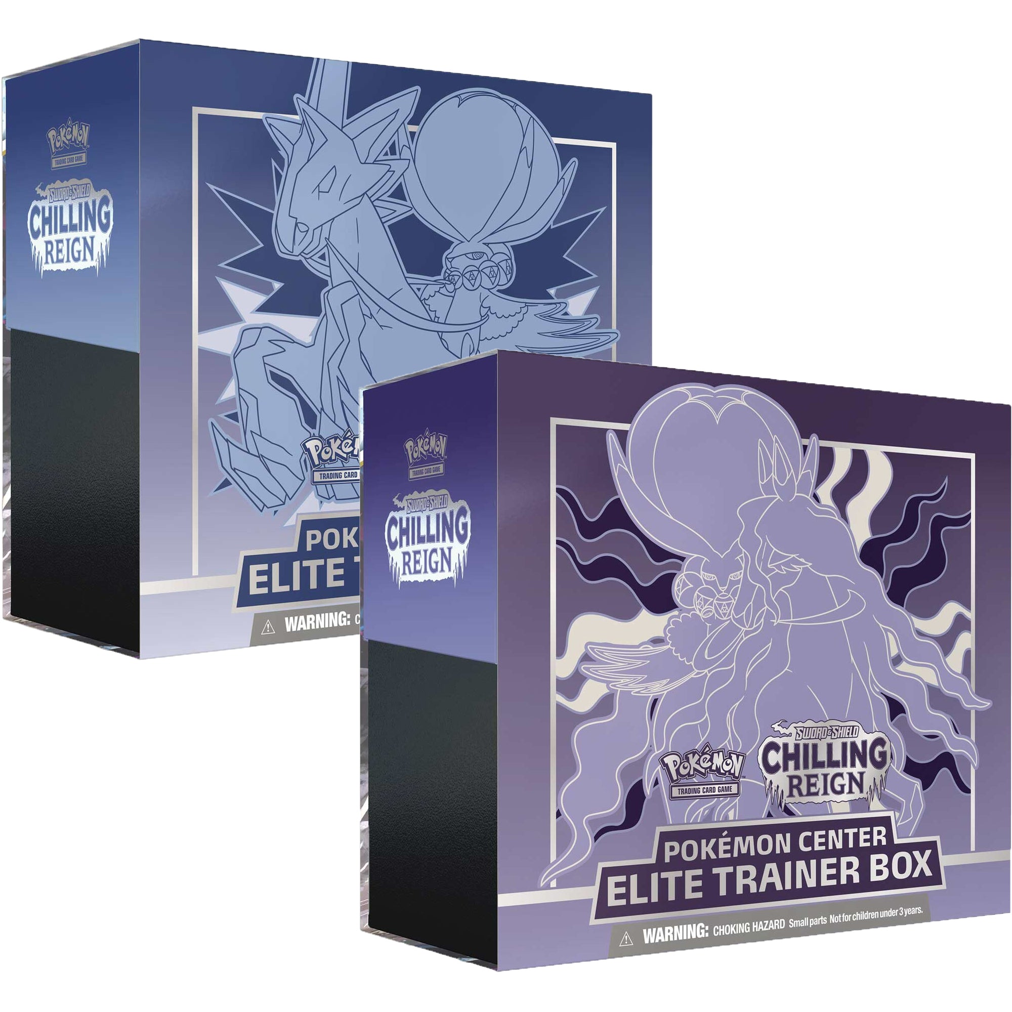 Pokemon Chilling Reign Pokemon Center Elite Trainer Box Pair