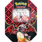 Pokemon Paldean Fates Charizard Tin UK Size