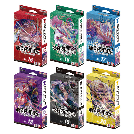 One Piece Starter Deck Set ST15, ST16, ST17, ST18, ST19, ST20 English