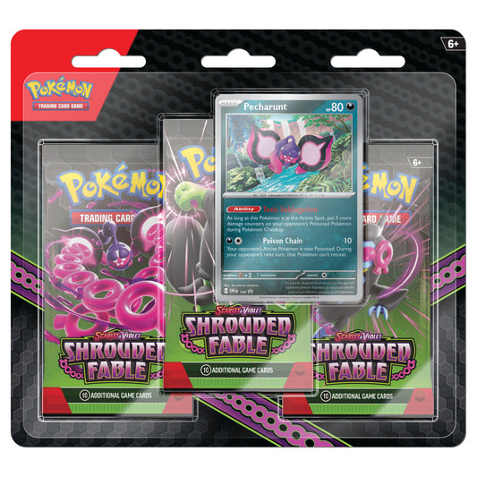 Pokemon Shrouded Fable 3-Pack Blister