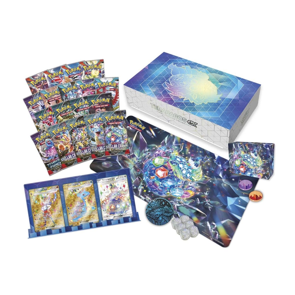 Pokemon TCG Ultra Premium Collection Terapagos Contents