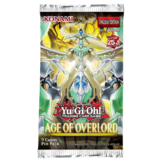 Yu-Gi-Oh! Age of Overlord booster pack 1st edition