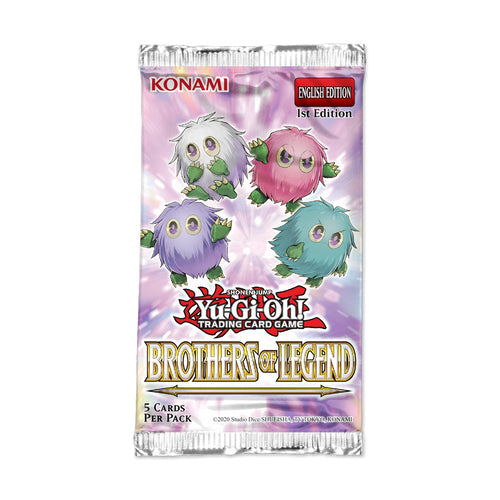 Yu-Gi-Oh! Brothers of Legend booster pack 1st edition