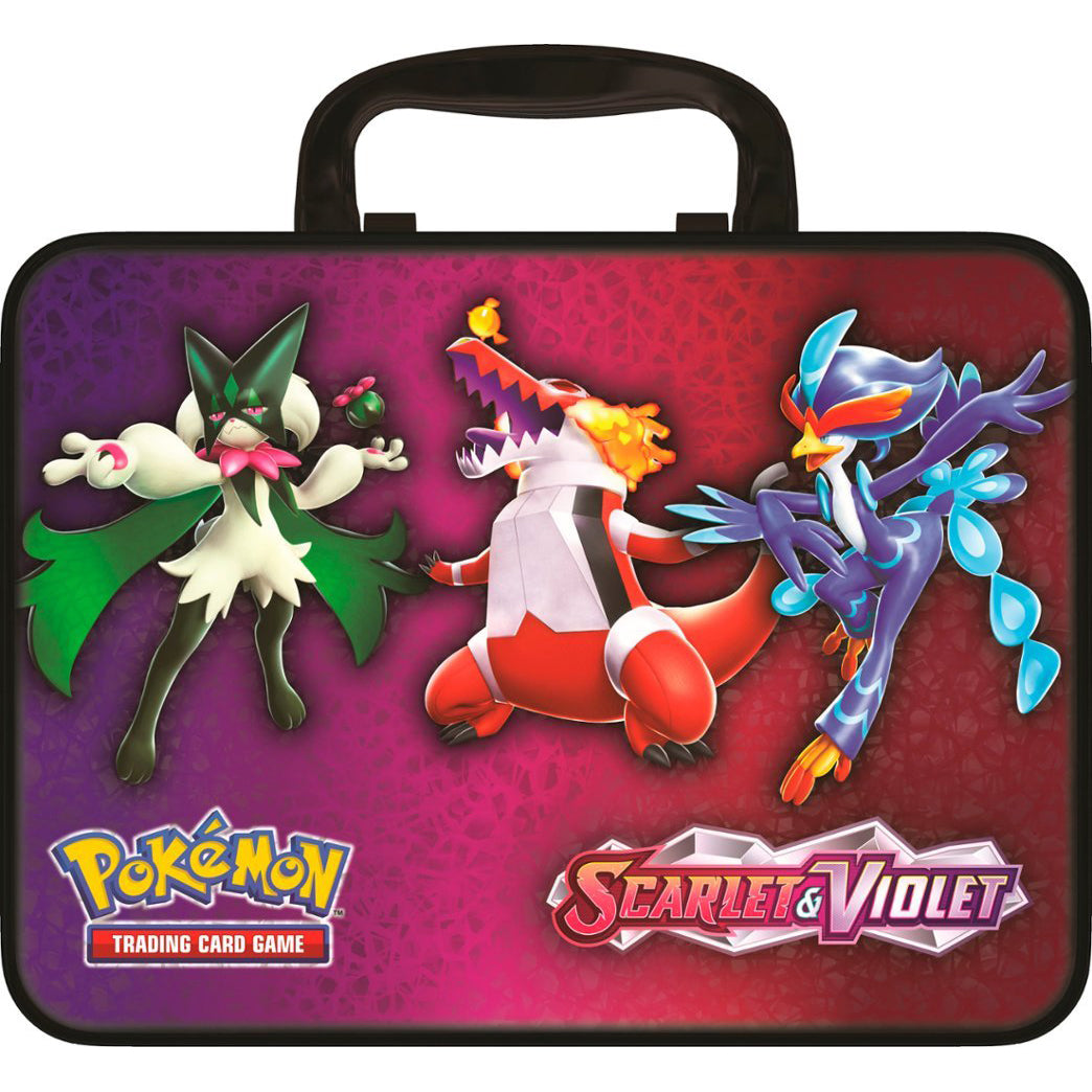 Pokemon Collector Chest Fall 2023: Meowscarada / Skeledirge / Quaquaval back