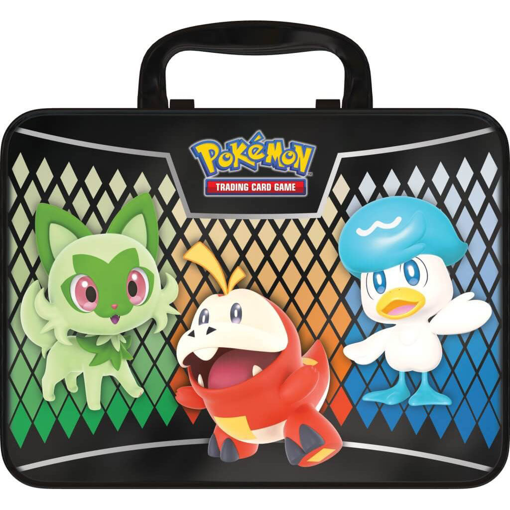 Pokemon Collector Chest Summer 2023: Sprigatito / Fuecoco / Quaxly back