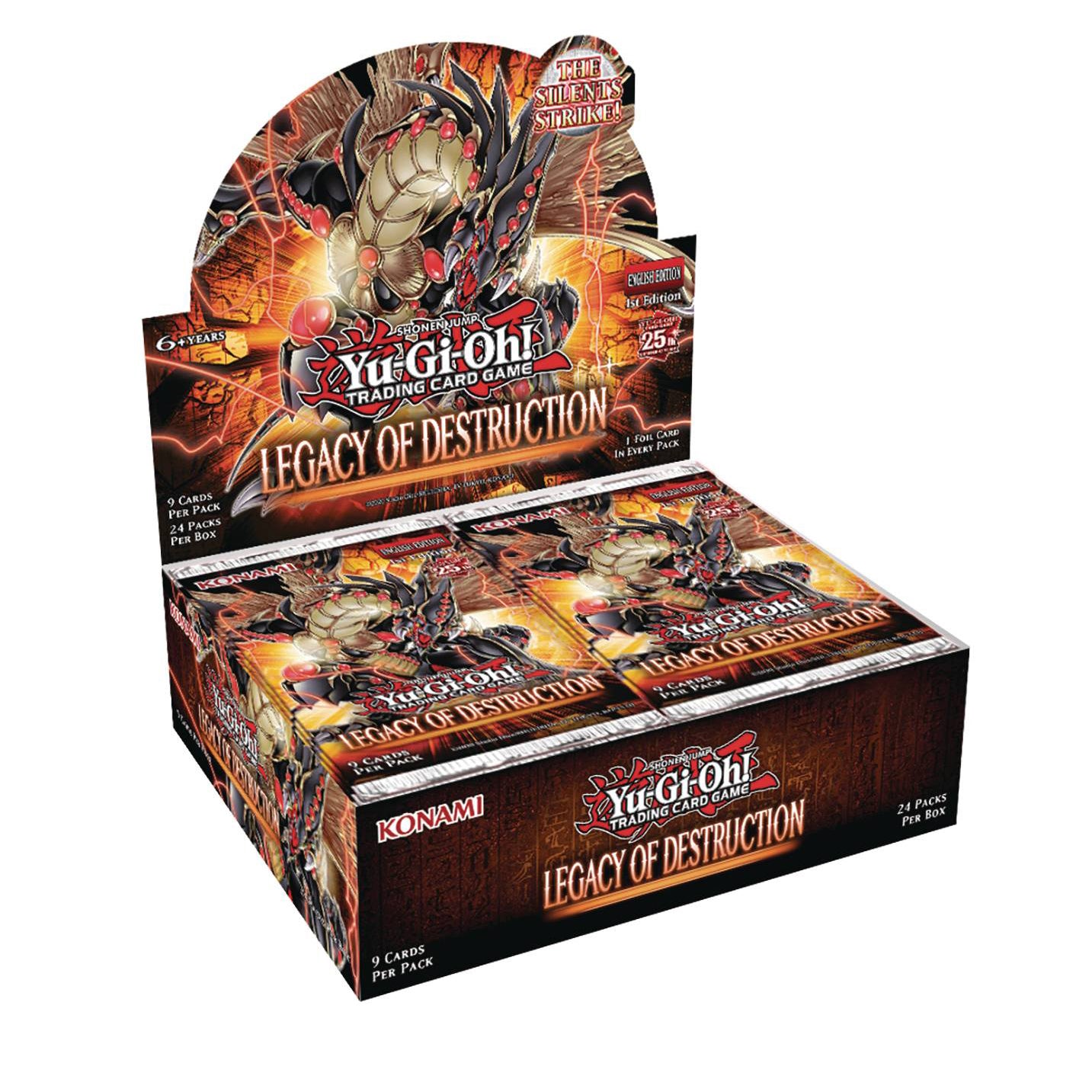 YuGiOh Legacy of Destruction booster box 1st edition