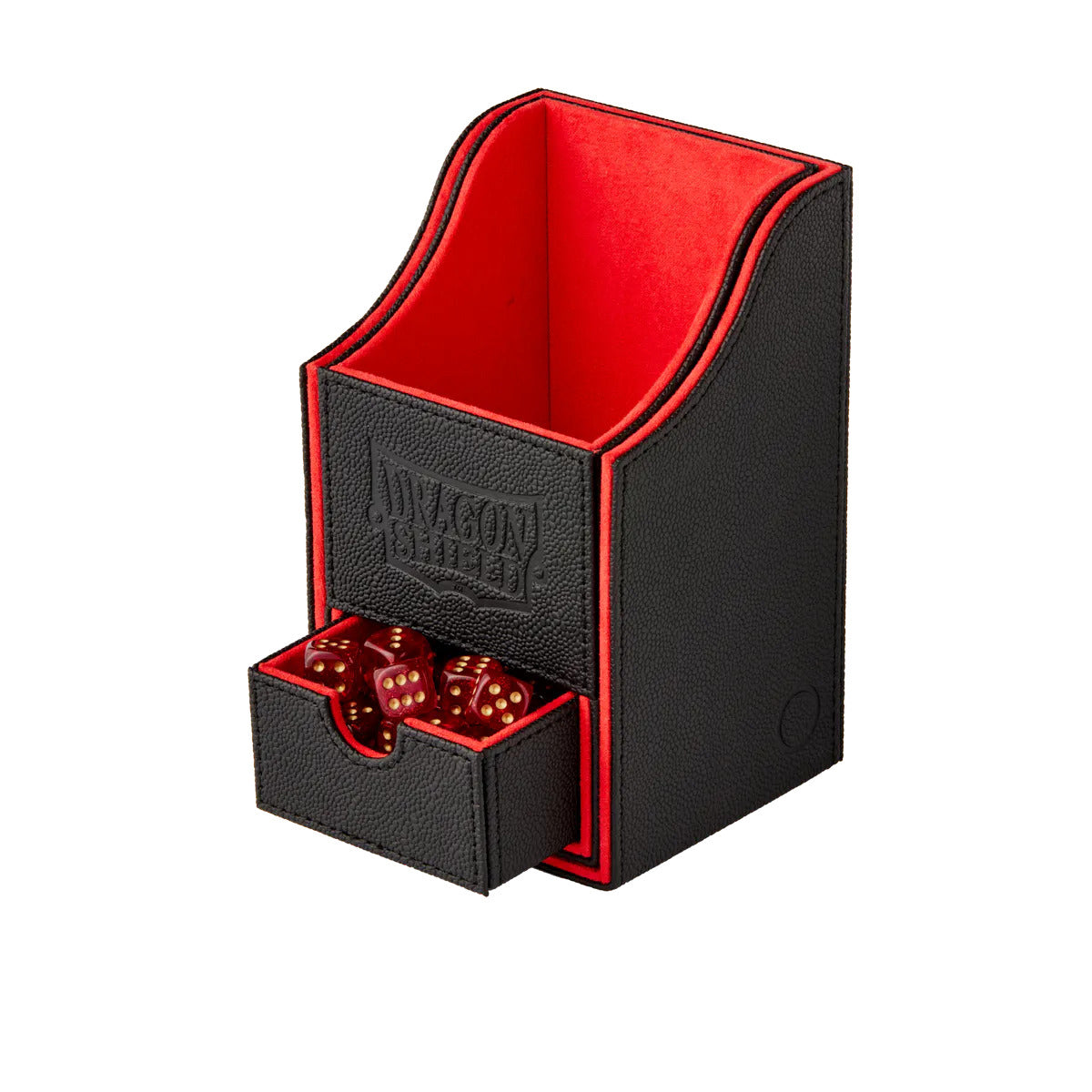 Dragon Shield Nest 100 Red with removable dice tray