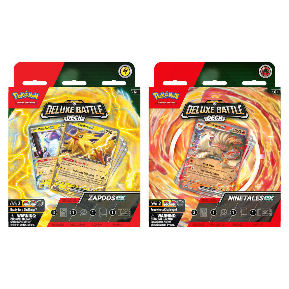 Pokemon TCG: Ninetales ex & Zapdos ex Battle Deck Pair – Chief Cards