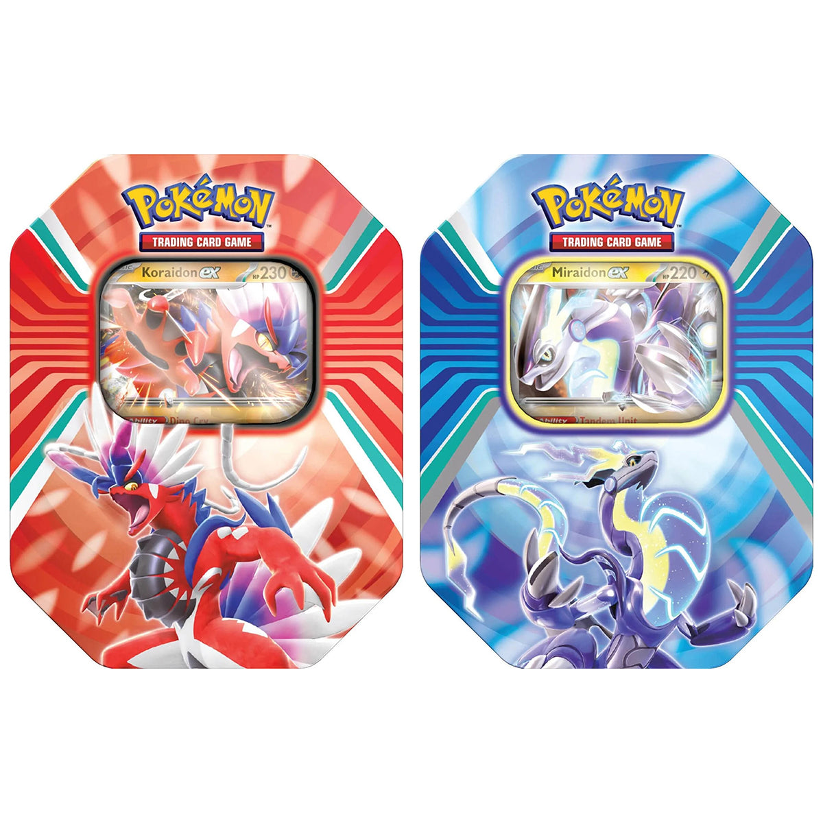 Pokemon Paldea Legends tin pair