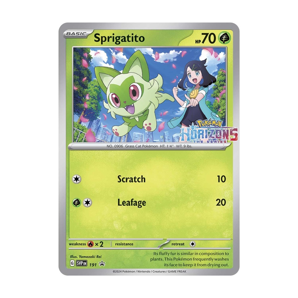 SVP 191 Pokemon Horizons Sprigatito Promo Card Sealed