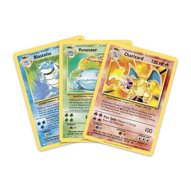 Pokemon TCG Classic Charizard Blastoise Venusaur Decks