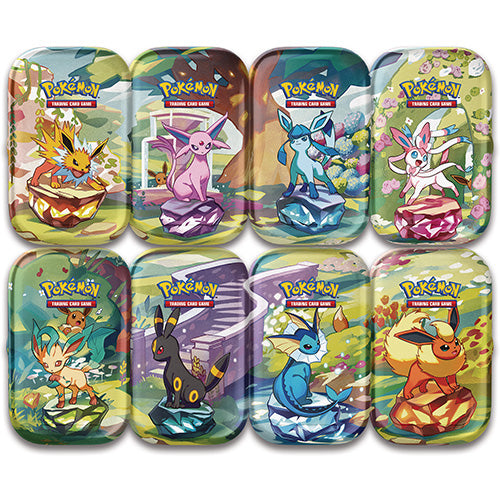 Pokemon Prismatic Evolutions Mini Tins Set