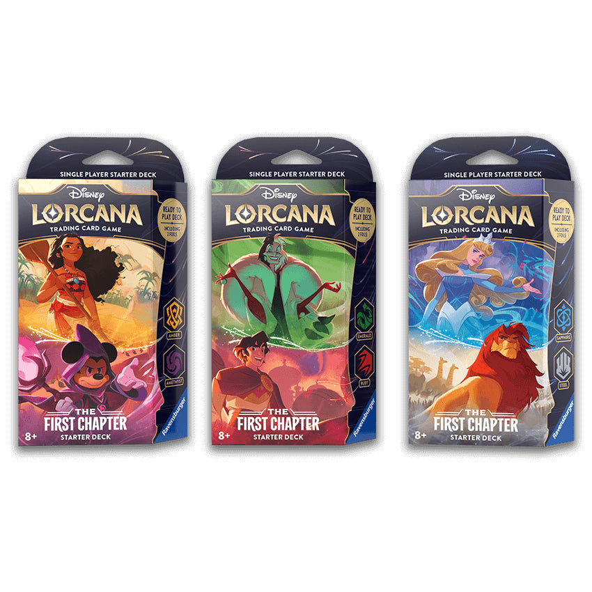 Disney Lorcana The First Chapter Starter Deck Set