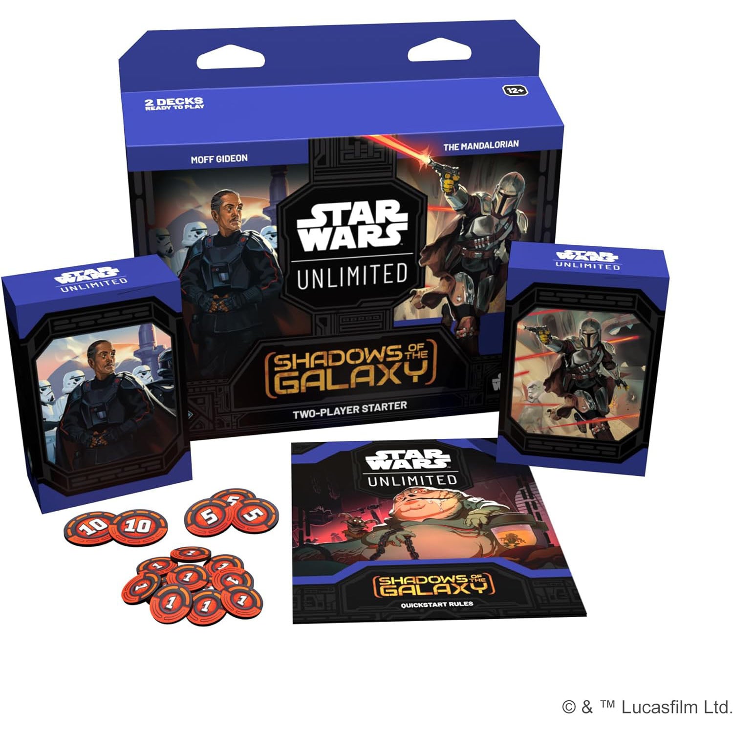 Star Wars Shadows of the Galaxy Starter Contains 2 Decks