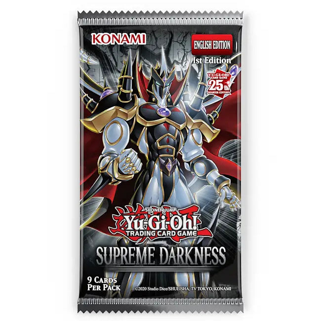 Yu-Gi-Oh! Supreme Darkness booster pack 1st edition