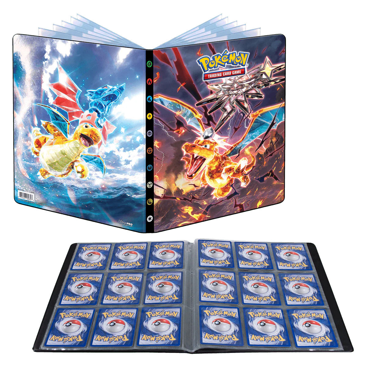 Pokemon Card Binder 9-pocket Ultra Pro Charizard Dragonite SV3