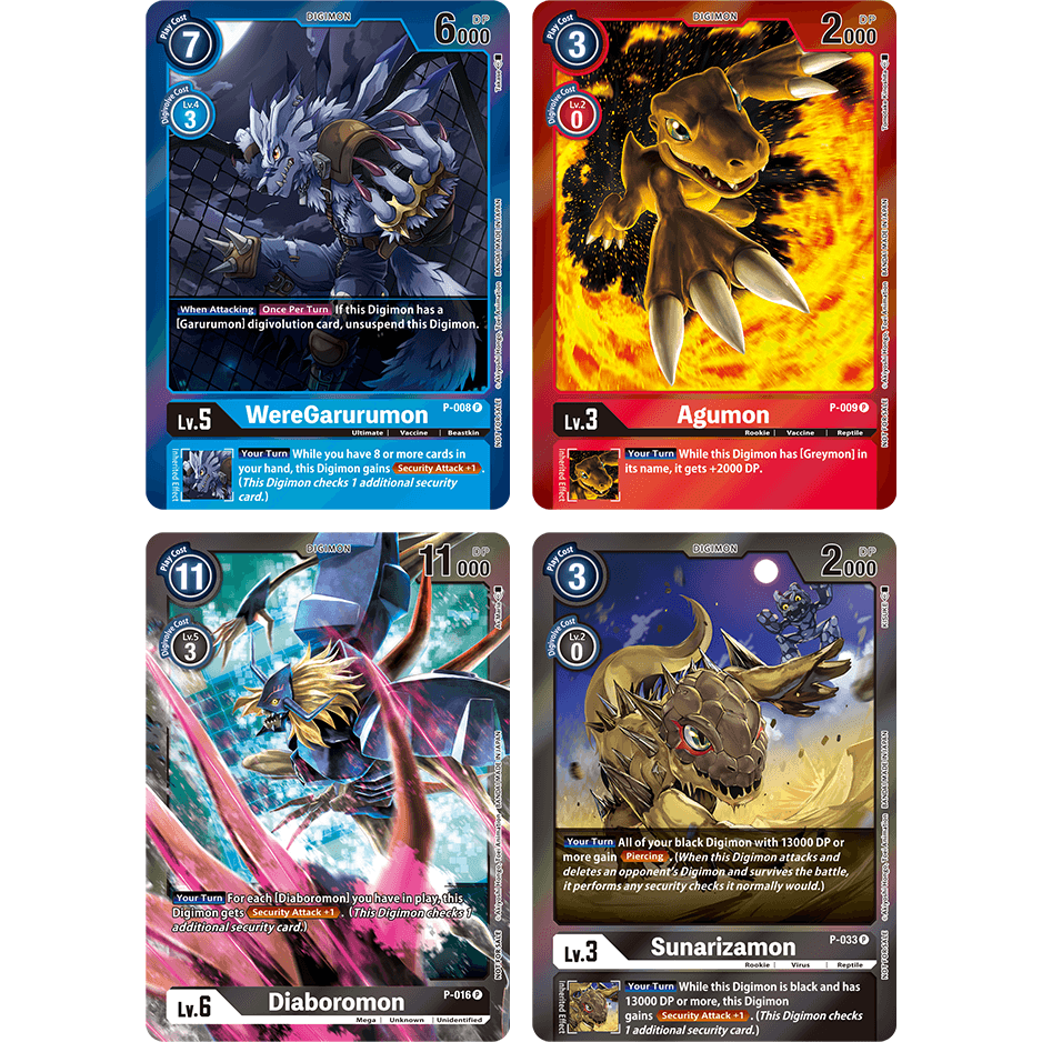 Digimon Card Game Gift Box 2022 Promo Cards