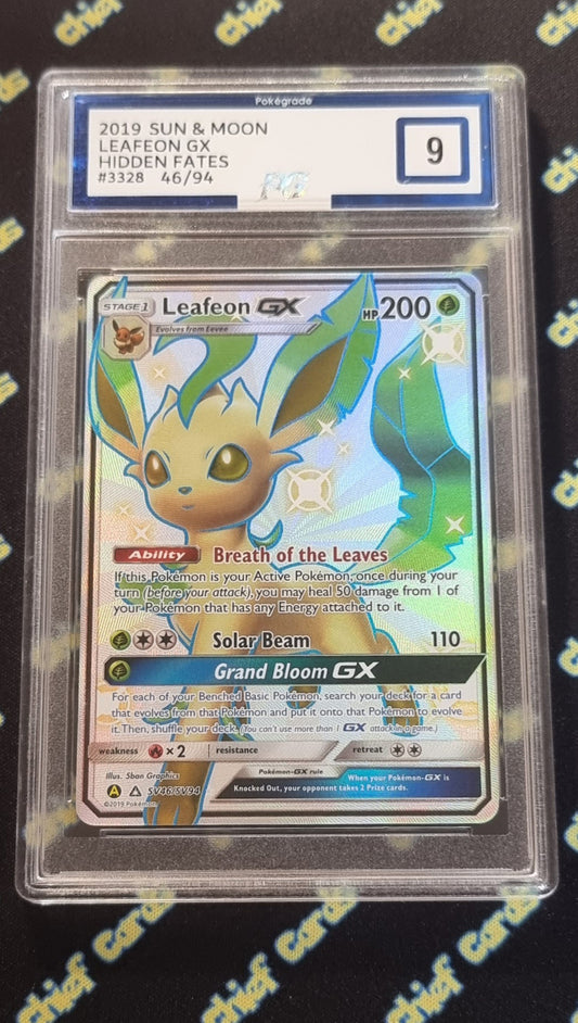 Pokemon Leafeon GX - PG 9 - Hidden Fates