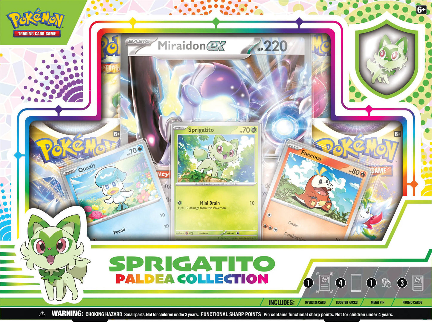 Pokemon Paldea Collection Box Sprigatito