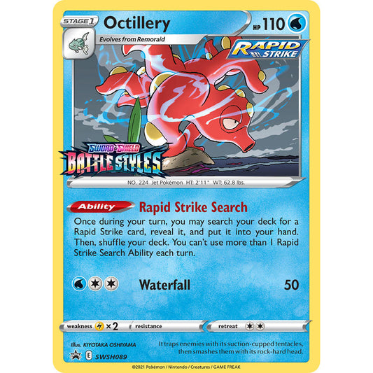 SWSH089 Octillery Promo Card Sealed