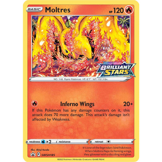 SWSH185 Moltres Promo Card Sealed