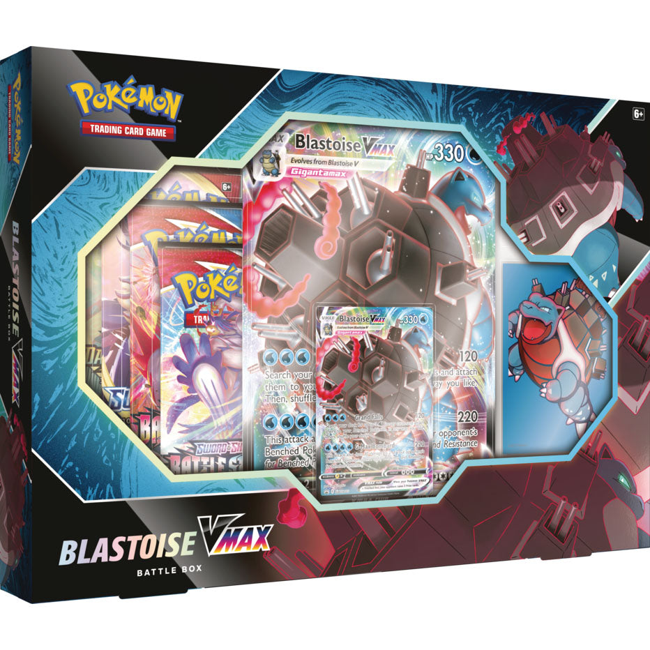 Pokemon Blastoise VMAX Battle Box