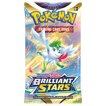 Pokemon Brilliant Stars Booster Pack Arceus Shaymin Art