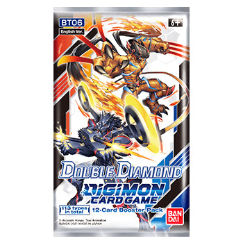 Digimon BT-06 Double Diamond Booster Pack English