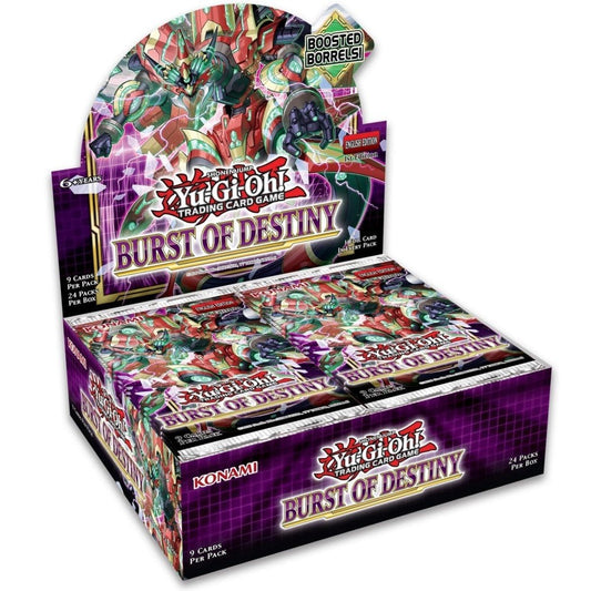 YuGiOh Burst of Destiny booster box 1st edition