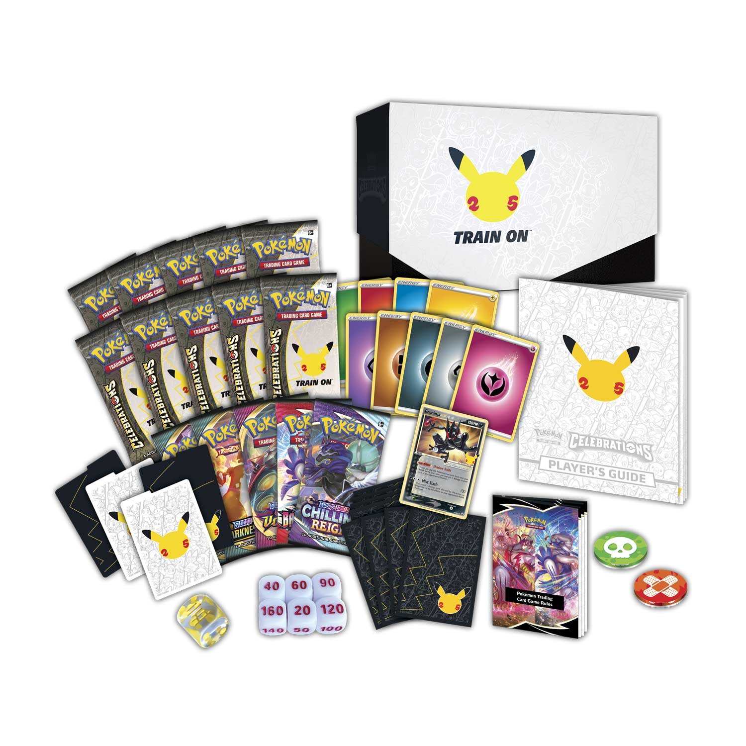 Pokemon 25th Anniversary ETB contents