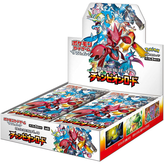 Japanese Pokemon Champion Road Booster Box SM6b