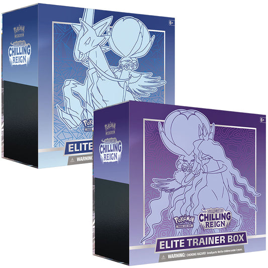 Pokemon Chilling Reign Elite Trainer Box Pair