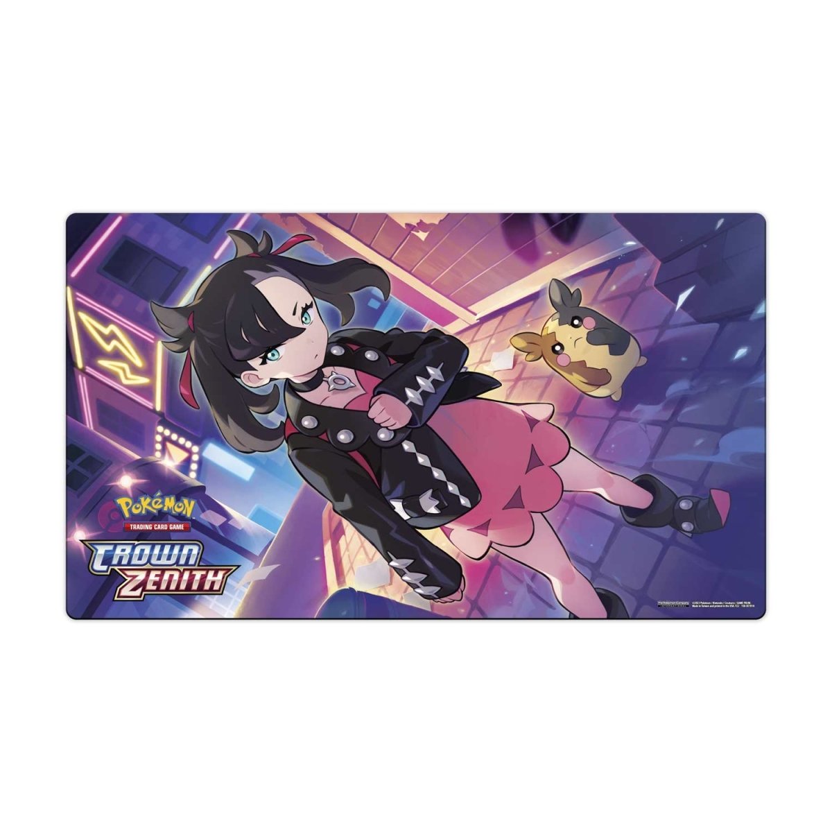 Morpeko V Union Premium Playmat with Marnie