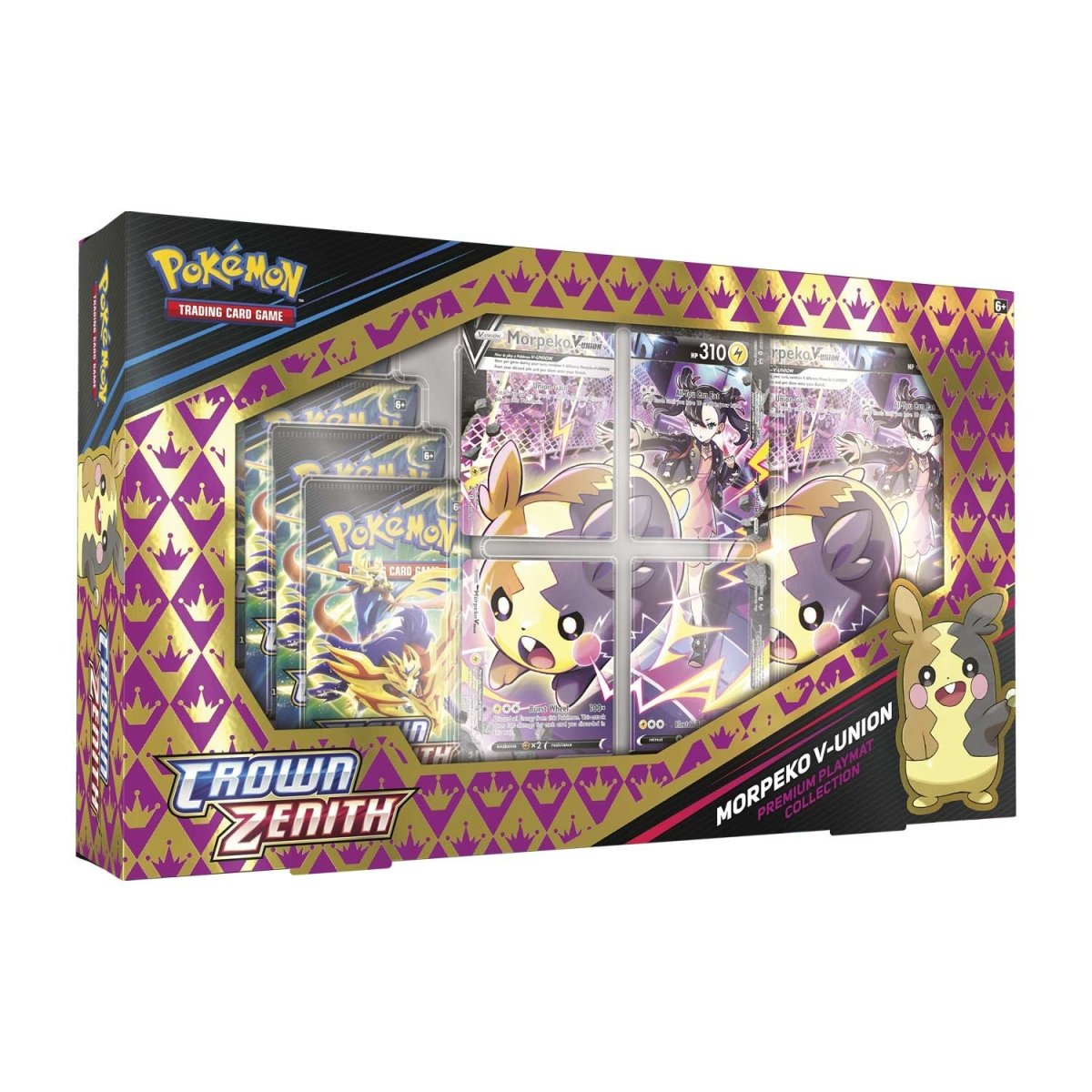 Pokemon Crown Zenith Morpeko V Union Premium Playmat Collection Box