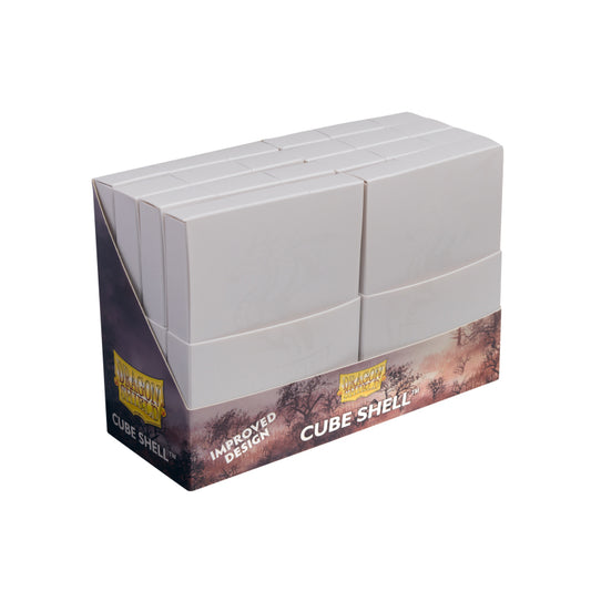 Dragon Shield Cube Shell Ashen White 8 Pack