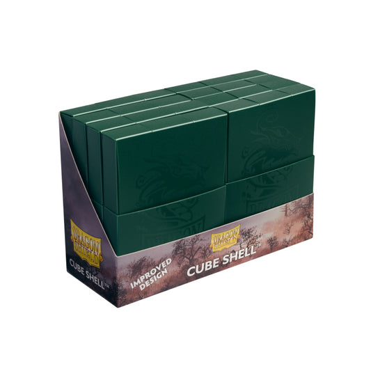 Dragon Shield Cube Shell Forest Green 8 Pack