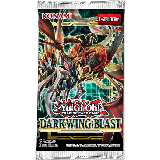 Yu-Gi-Oh! Darkwing Blast booster pack 1st edition