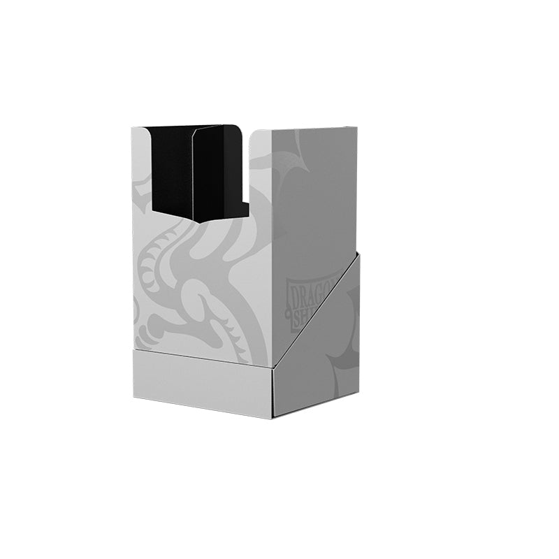 Dragon Shield Deck Box Ashen White with Black interior