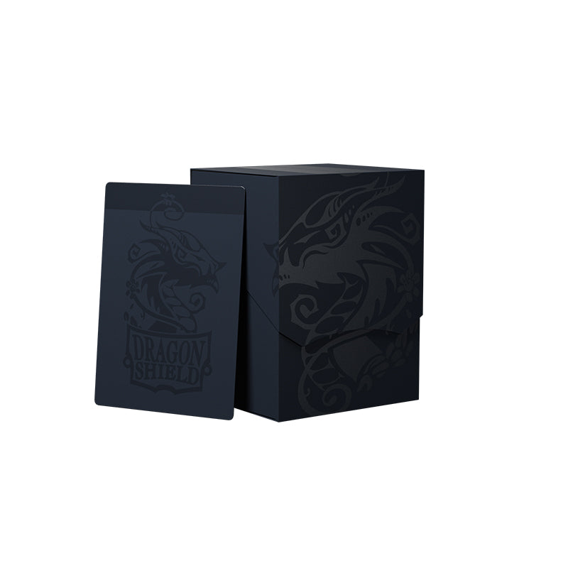 Dragon Shield Deck Box Midnight Blue fits 100 single sleeved or 80 double sleeved cards and fits inside large Nest box or Magic Carpet