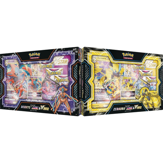 Pokemon Deoxys/Zeraora VMAX & VSTAR Battle Box Pair