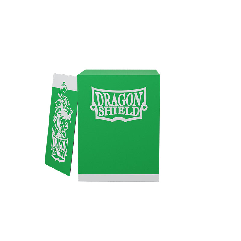 Dragon Shield Green Double Deck Box with divider