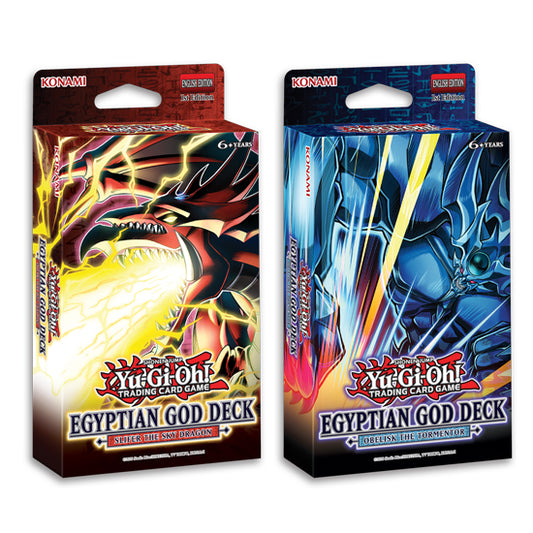 YuGiOh Obelisk & Slifer Egyptian God Decks Pair Slifer & Obelisk