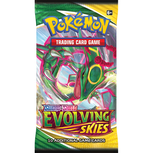 SWSH7 Booster Pack Rayquaza art