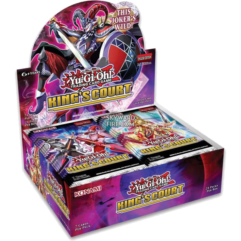 YuGiOh Kings Court booster box 1st edition