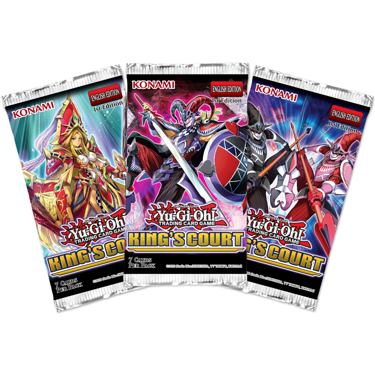 Yu-Gi-Oh! King's Court booster packs 1st edition