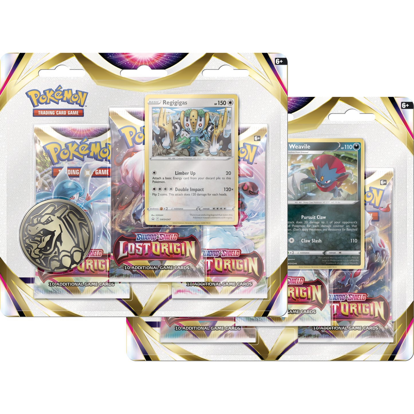 Pokemon Lost Origin Triple Blister Pack Pair