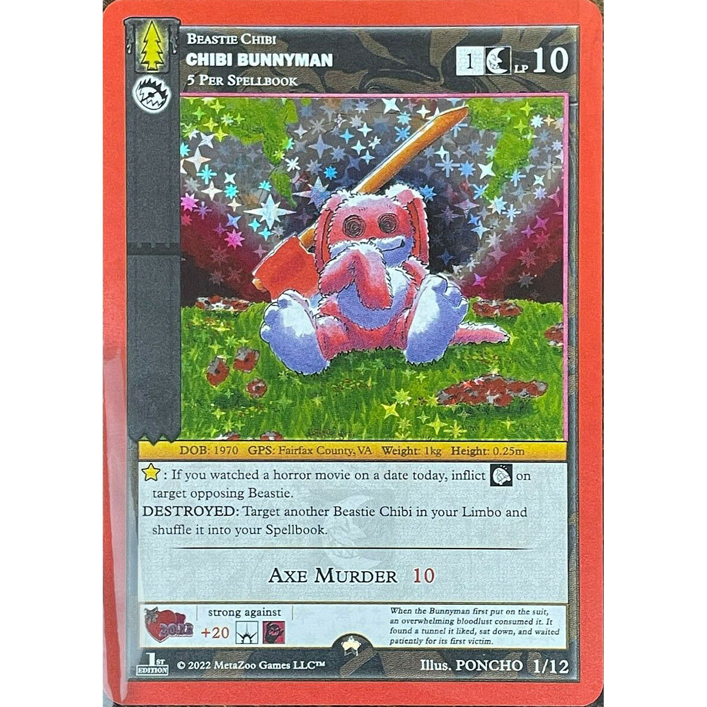 MetaZoo Valentines Day Promo 1/12 Chibi Bunnyman