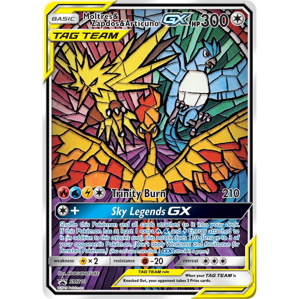 SM210 Moltres Zapdos Articuno Promo Card Sealed