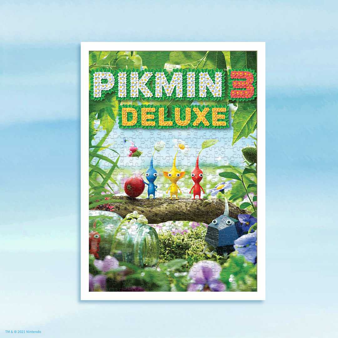 Pikmin 3 Deluxe 1000 Piece Jigsaw Puzzle Completed