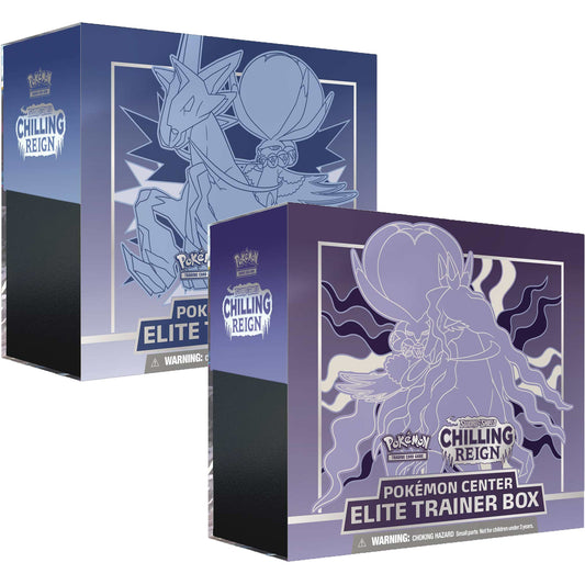 Pokemon Center Chilling Reign Elite Trainer Box Pair